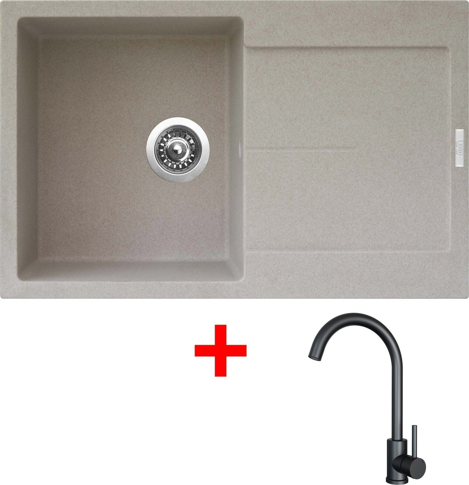 Sinks Ultima 790 Avena + Arco čierny matný