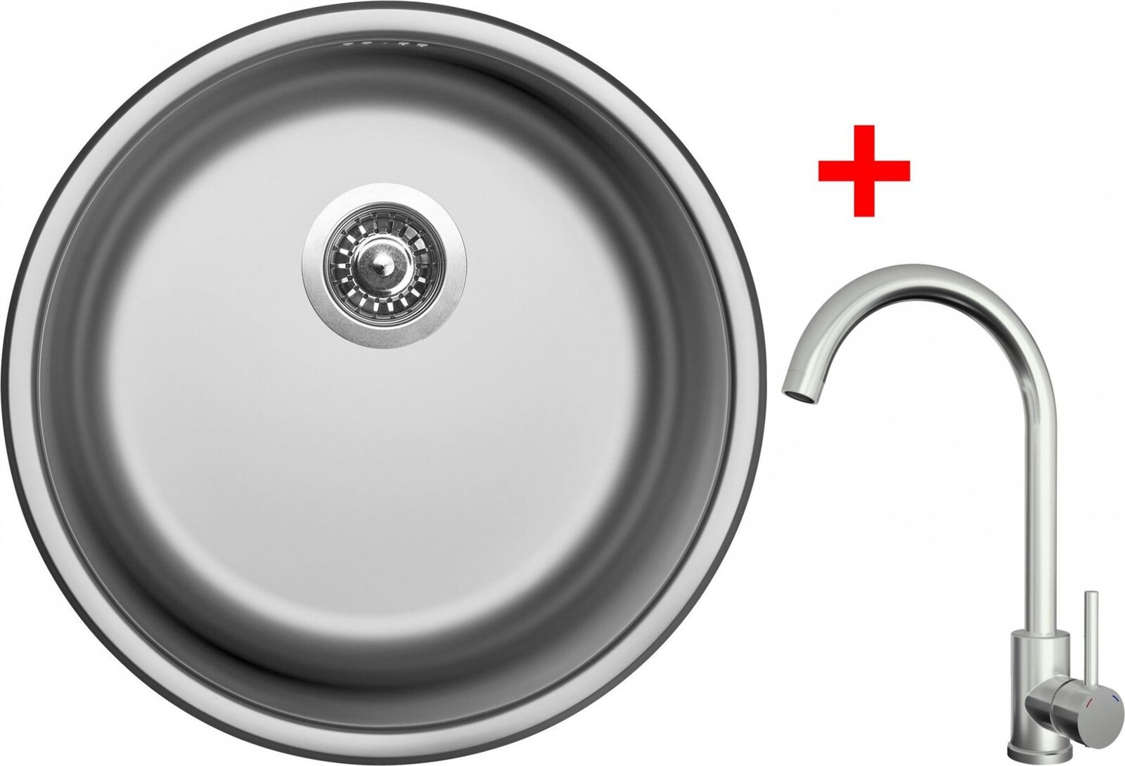 Sinks Round 450 + Arco celonerezový