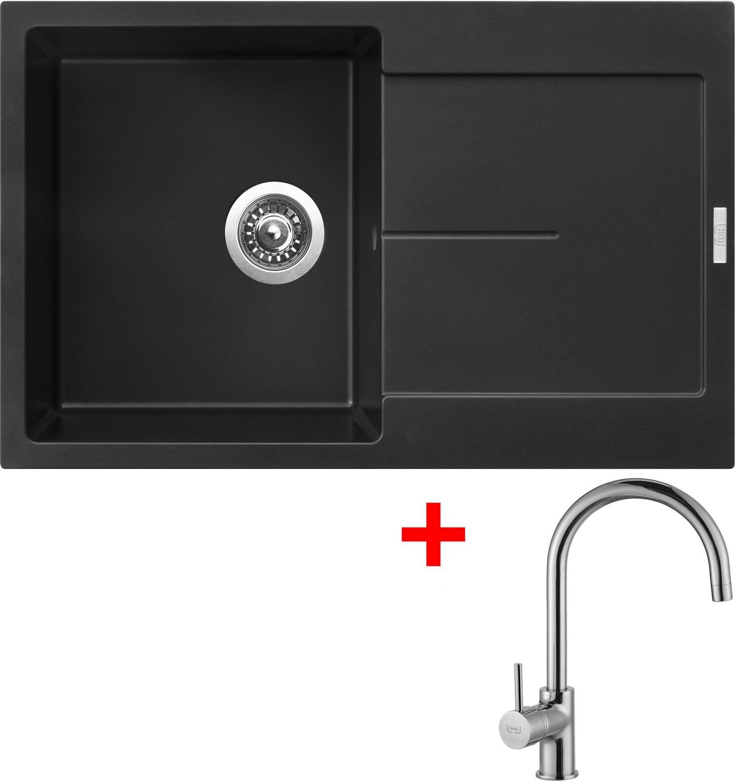 Sinks Ultima 790 Pureblack + Vitalia