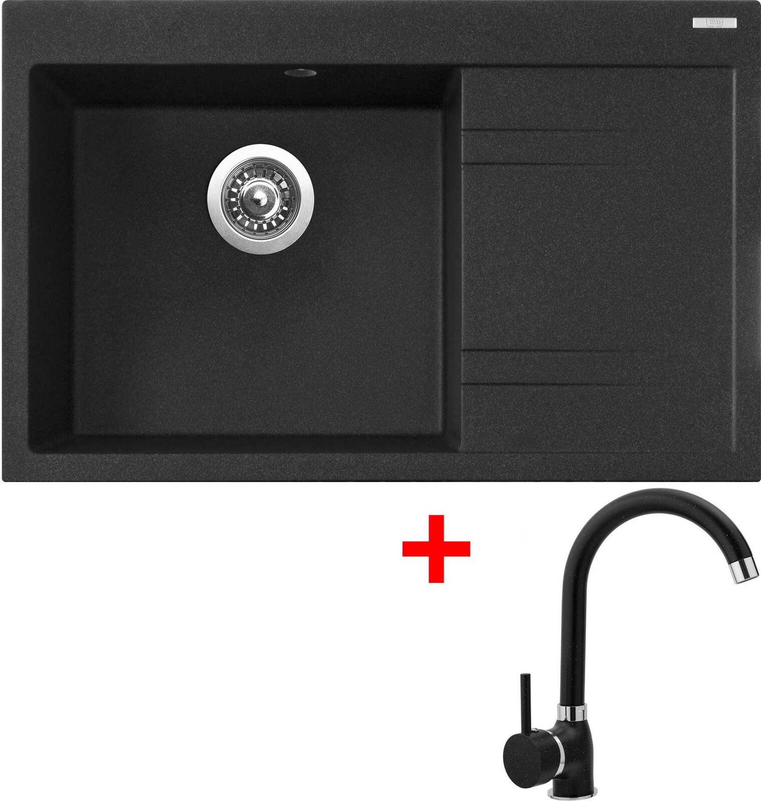 Sinks Rim 780 L Granblack + Polo GR