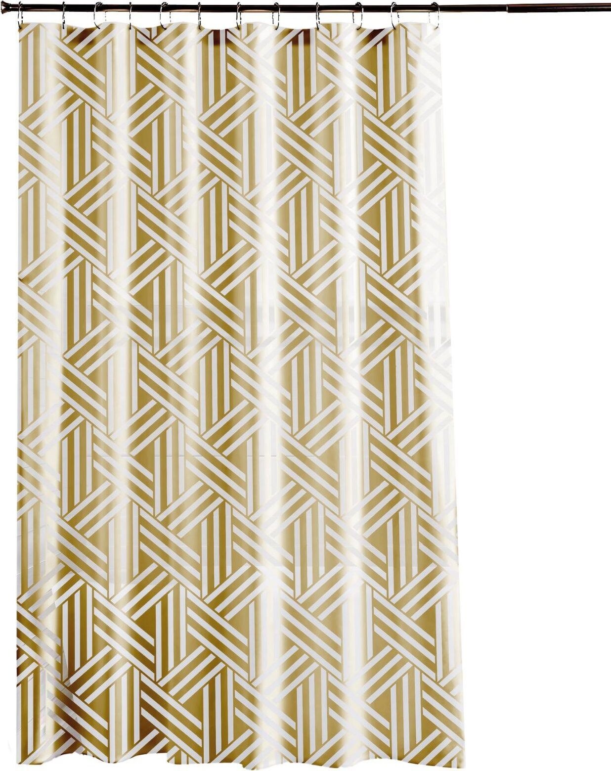 DuraHome Závěs koupelnový 180 × 200 cm Peva - HWN1522, Gold