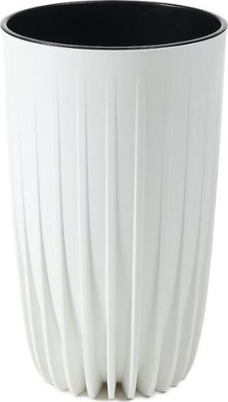 Lamela Květináč MIRA průměr 25 cm, vysoký, bílý
