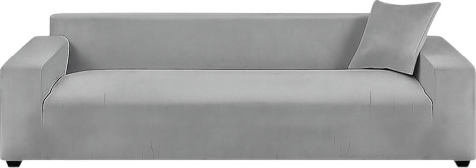 Ruhhy 26181 Elastický potah na rohovou pohovku 190-230 cm, polštář 45 x 45 cm, tmavě šedý