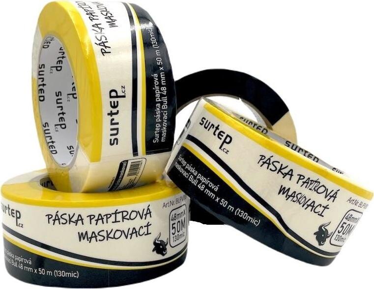 Surtep Páska papierová maskovacia Bull 48 mm × 50 m (130 mic), 36 ks