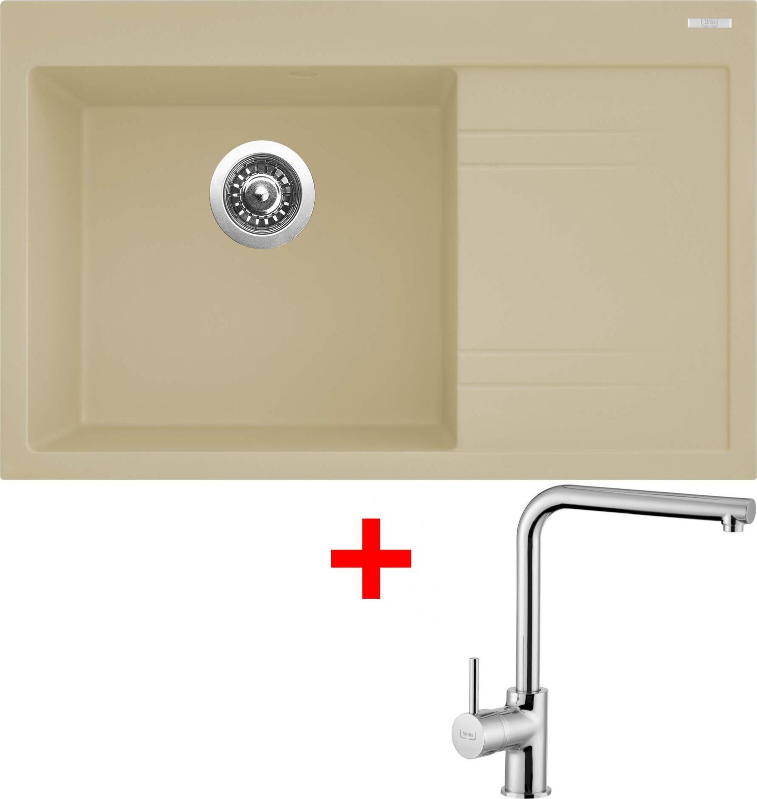 Sinks Rim 780 L Sahara + Elka