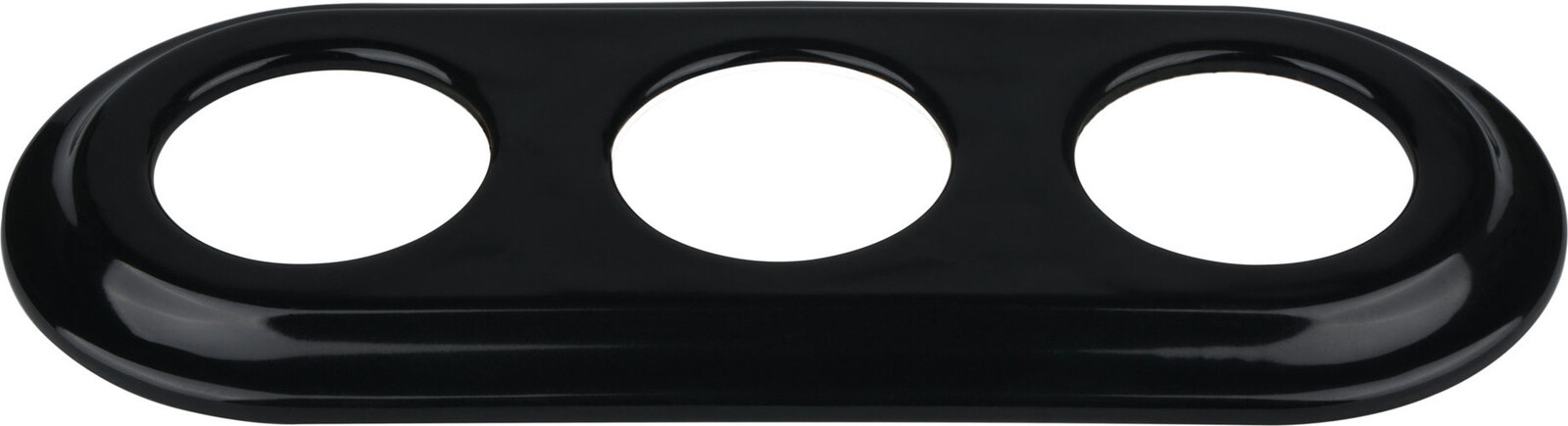 X-Site Retro rámeček trio keramika 3 × A100mm černý