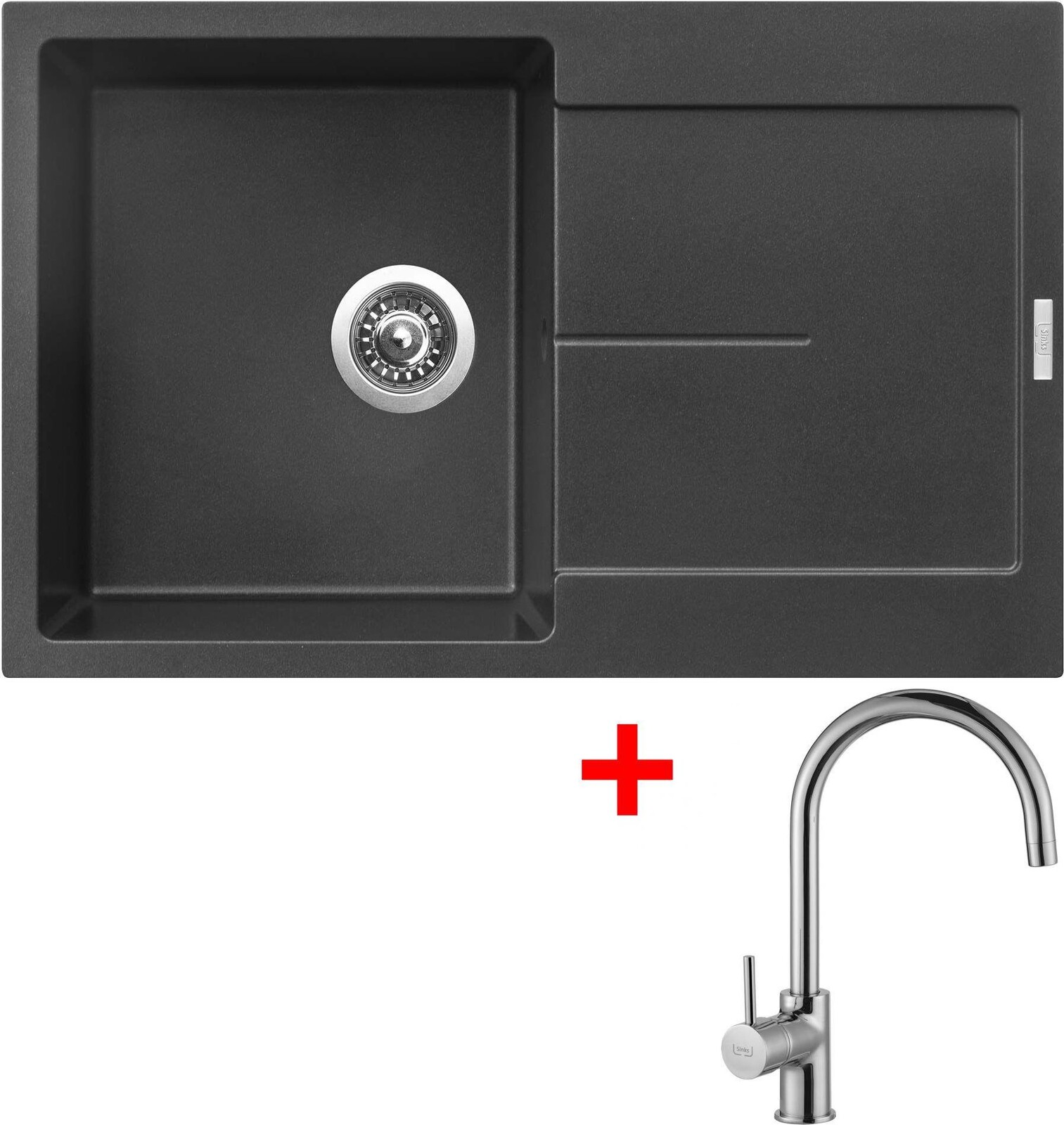 Sinks Ultima 790 Metalblack + Vitalia