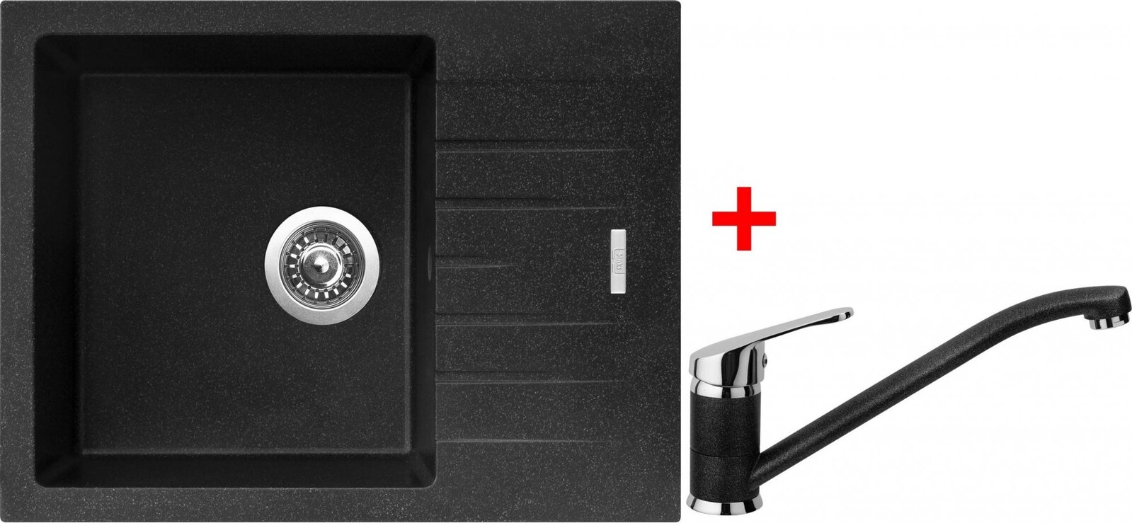 Sinks Perfecto 650 Granblack + Pronto GR