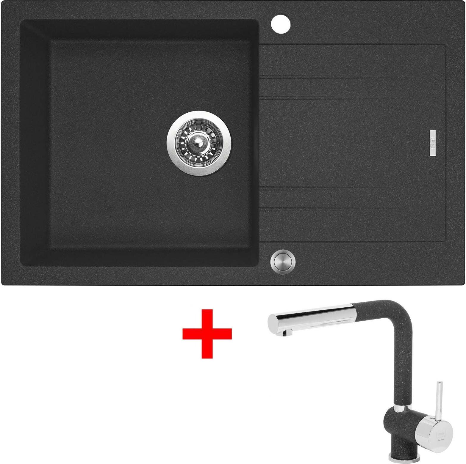 Sinks Linea 780 XC Granblack + Mix 3 P GR
