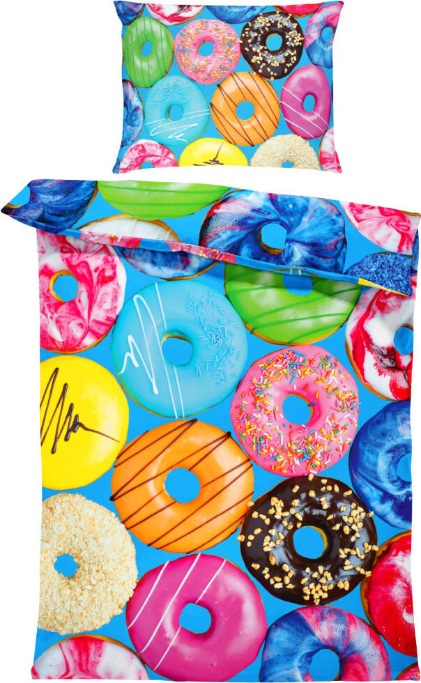 IMPAR Obliečky Donuts, 140 × 200 cm + 90 × 70 cm