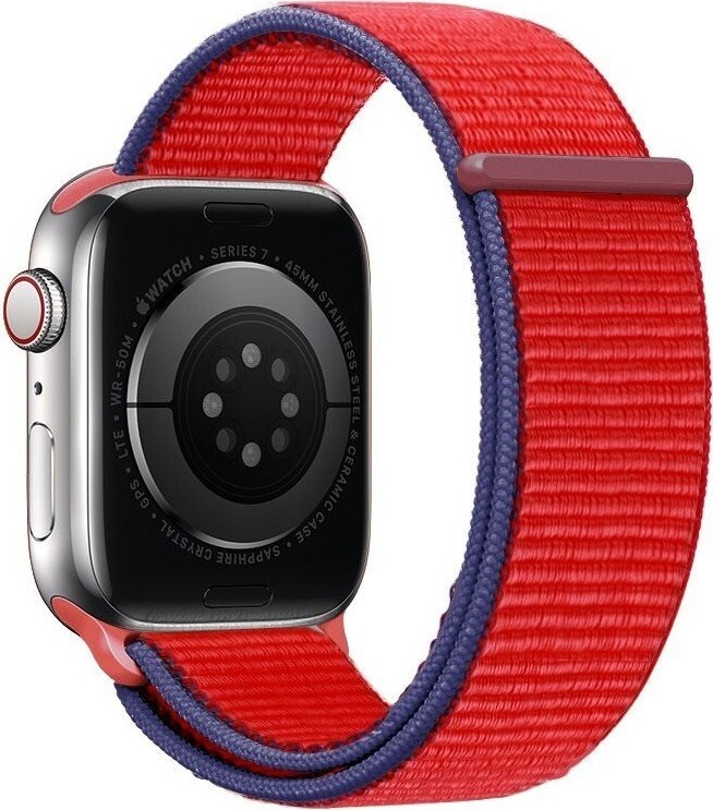 Eternico Airy na Apple Watch 44mm / 45mm / 46mm / Ultra 49mm Chilly Red and Blue edge