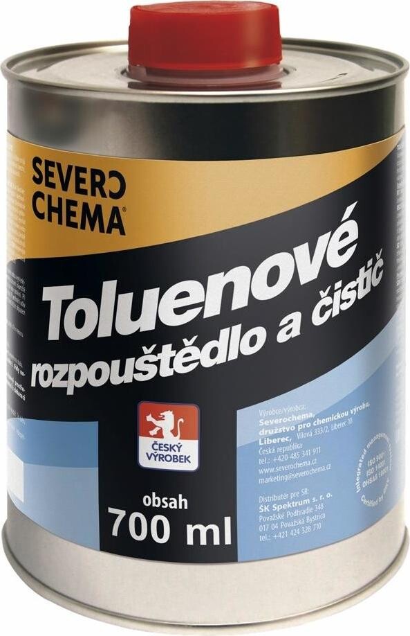 Severochema Toluénové rozpúšťadlo a čistič 700 ml