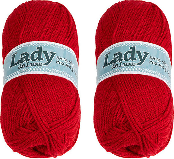 BELLATEX Lady NGM de luxe 100 g set 2 ks - 933 červená