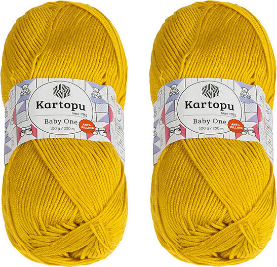 BELLATEX Baby One 100 g set 2 ks - 1321 hořčicová