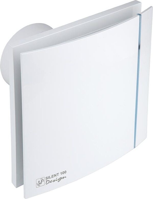 Soler & Palau SILENT 100 CZ Design 3C kúpeľňový, biely