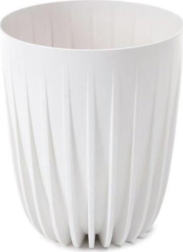 Lamela Květináč MIRA průměr 30 cm, bílý