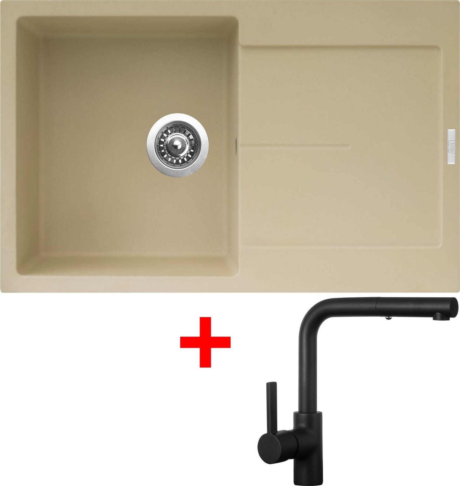 Sinks Ultima 790 Sahara + Enigma S čierny matný