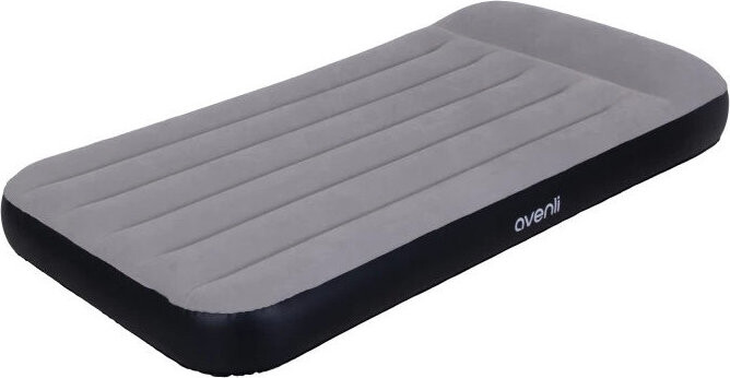 Avenli 24175EU Nafukovací matrace s vestavěnou pumpou 191 × 99 × 30 cm, šedo-černá