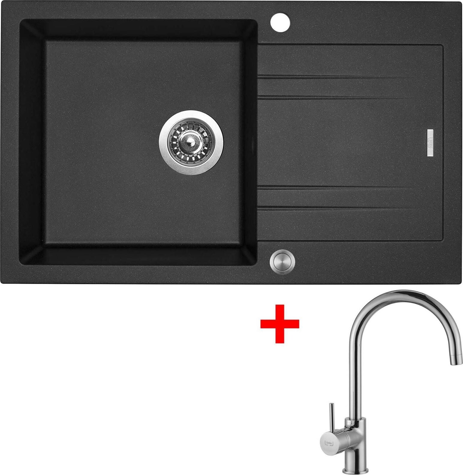 Sinks Linea 780 XC Metalblack + Vitalia