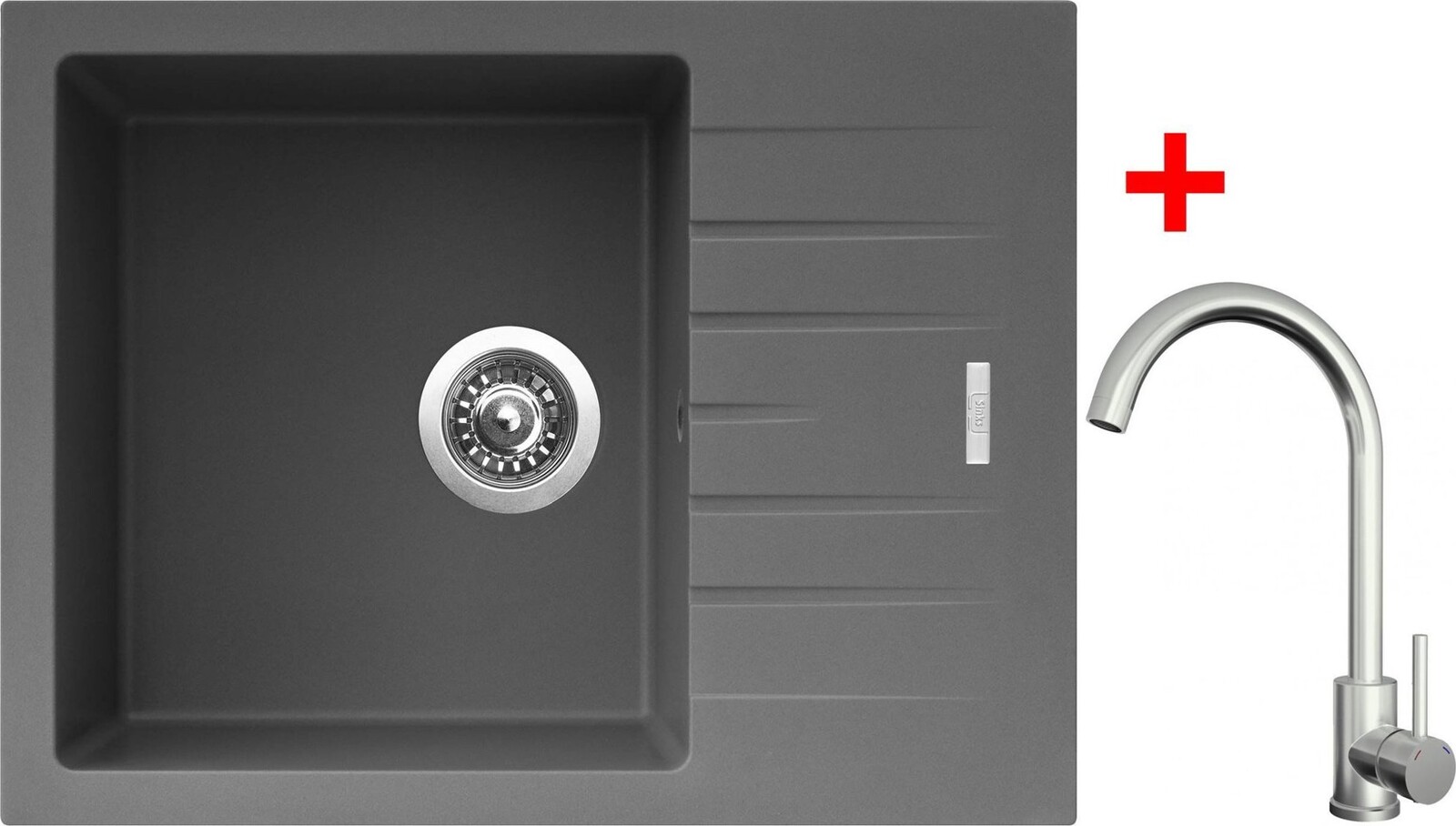 Sinks Perfecto 650 Titanium + Arco celoantikorový