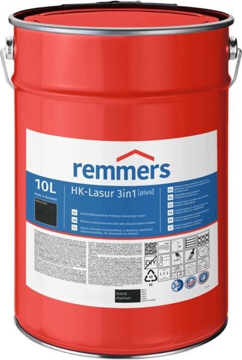 Remmers HK Lazura 3v1 [plus] 10 l Ebenholz / Eben
