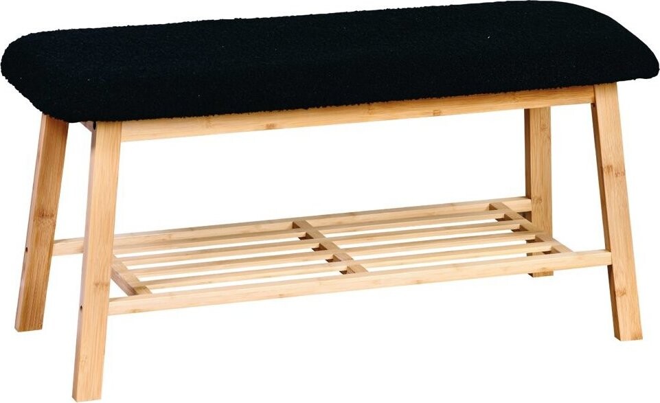 Kesper Lavice s čalouněným sedákem 90 × 34 × 45 cm, bambus