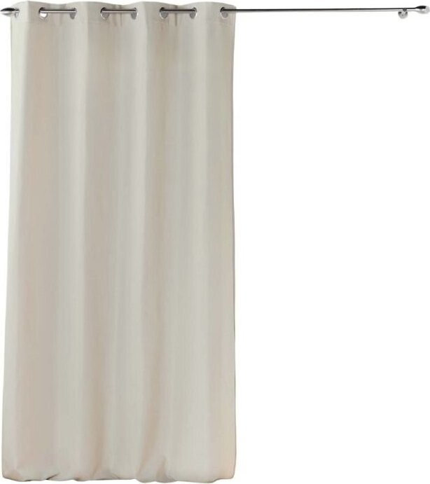 Douceur d'intérieur Závěs s kroužky VELVET, izolační, 135 × 260 cm, béžový