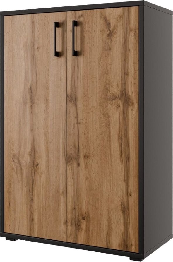 Nejlevnější nábytek Nejby gianni premium, typ 1, korpus: antracit, dvířka: dub wotan