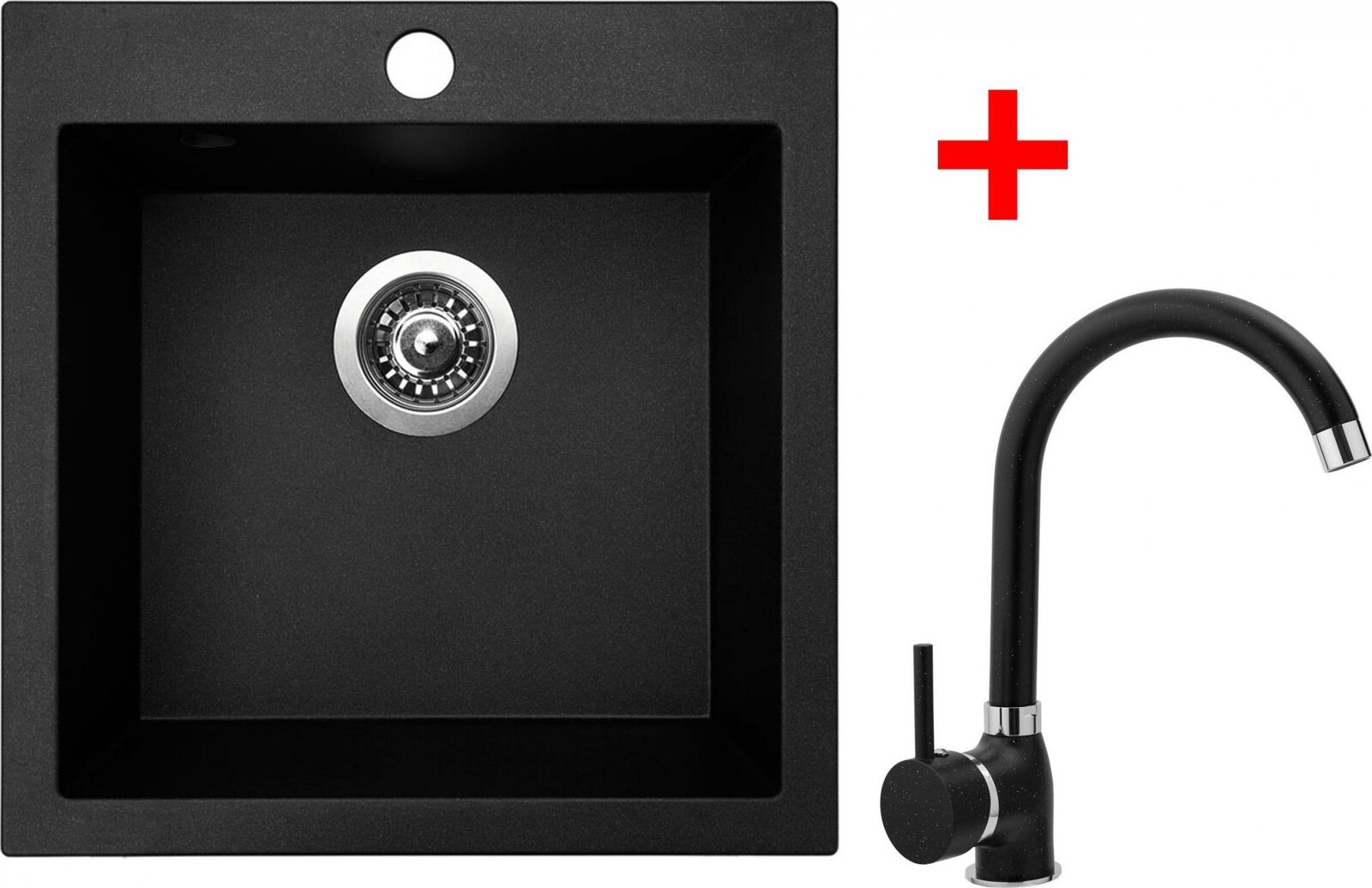 Sinks Viva 455 Granblack + Polo GR