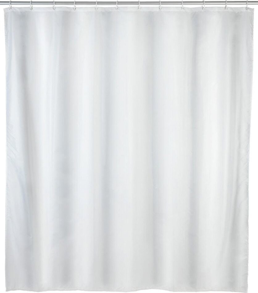 Wenko Sprchový závěs Uni, bílý, 120 × 200 cm