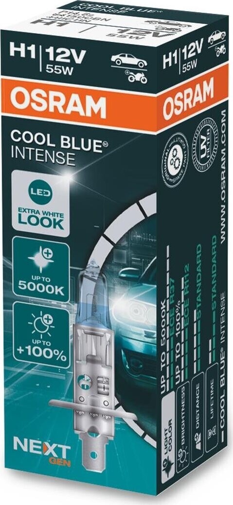 OSRAM H1 Cool Blue Intense, 12 V, 55 W, P14,5s, škatuľka