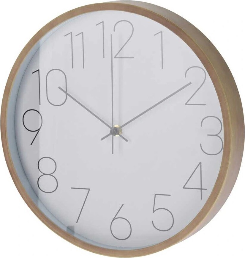 Home Styling Collection Nástěnné hodiny s velkými čísly, průměr 30,5 cm