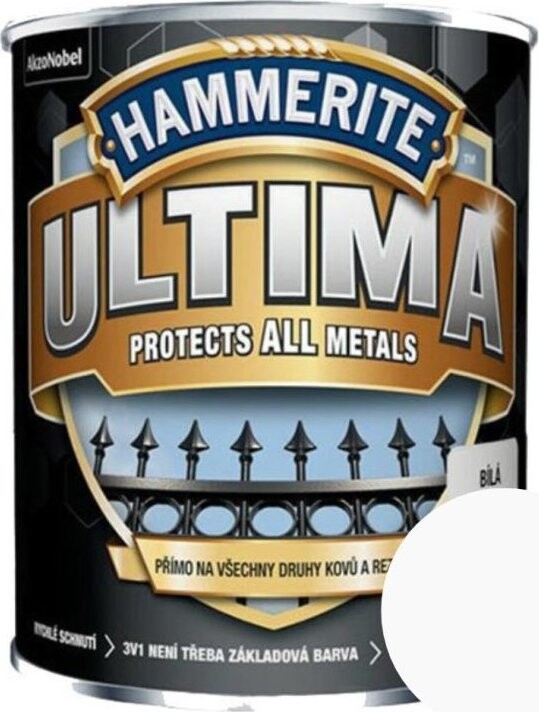 AkzoNobel Hammerite ULTIMA 0,75 l, bílá hladká