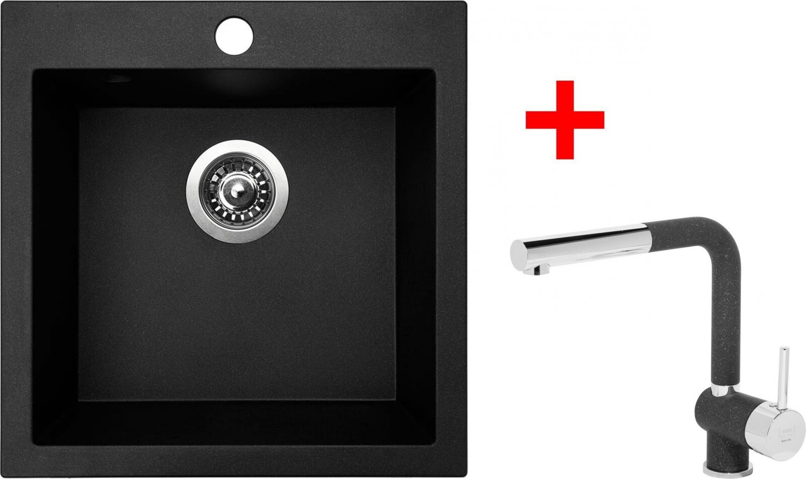 Sinks Viva 455 Granblack + Mix 3 P GR