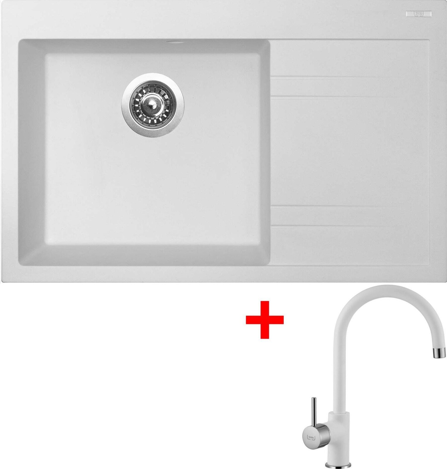Sinks Rim 780 L Milk + Vitalia GR