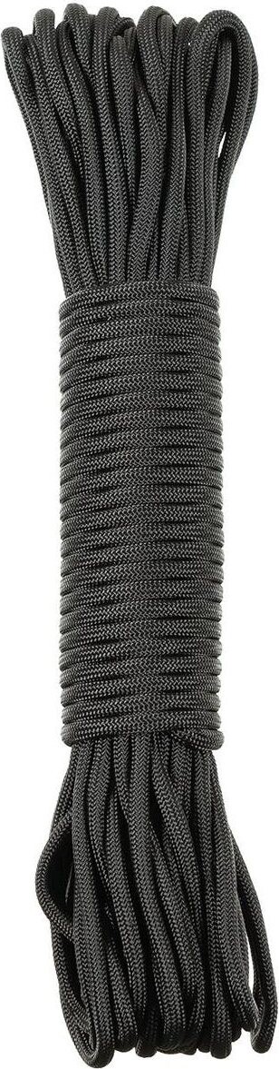 MFH Parachute cord 5 mm × 15,24 m černé