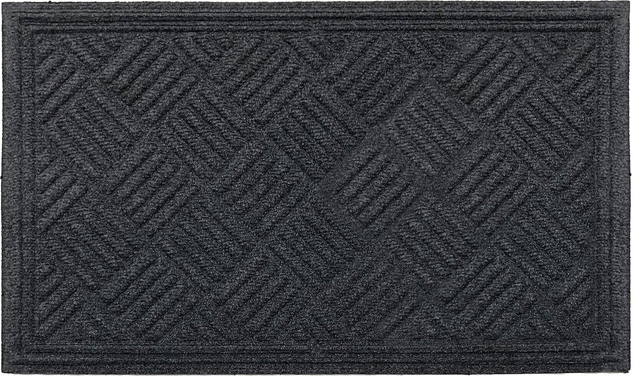 DuraHome Rohož guma & pp, Velvet, 45 × 75 cm, šedá
