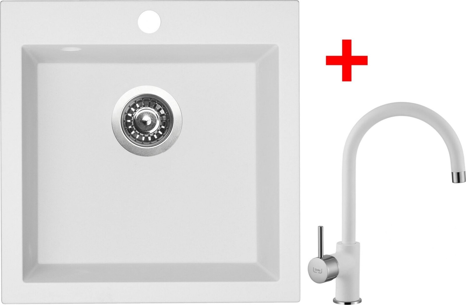 Sinks Viva 455 Milk + Vitalia GR