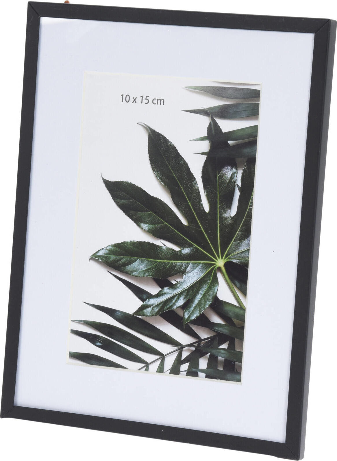 Home Styling Collection Kovový fotorámeček, passe-partout 20,8 × 15,5 × 1 cm, černý