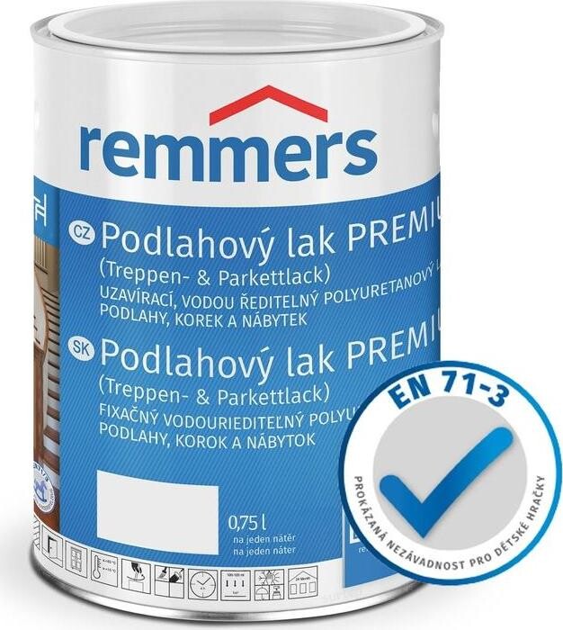 Remmers - Podlahový lak Premium 0,75 l hedvábně lesklý