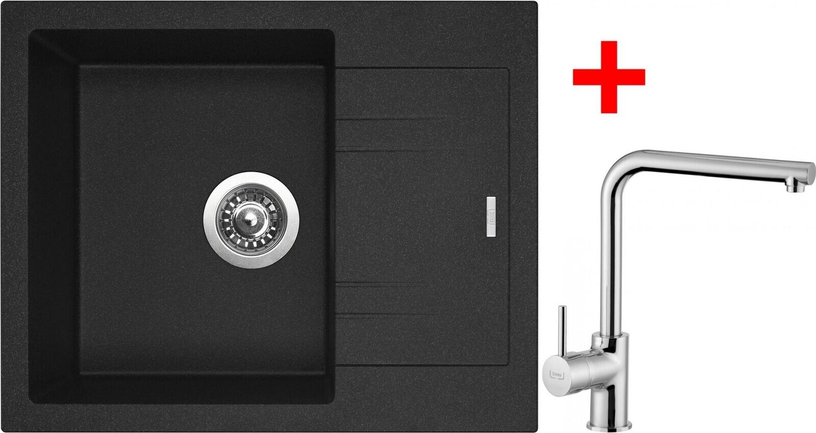 Sinks Linea 600 Granblack + Elka