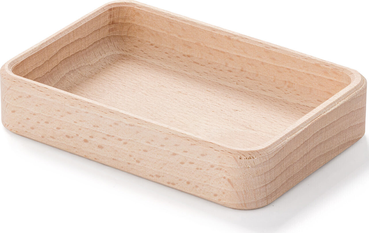 Metrie Kvida-9010 Dřevěná miska, masivní dřevo, rozměr 100 × 70 mm