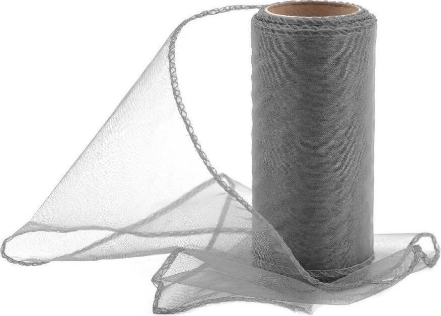 Vikpap Organza 12 cm/10y šedá