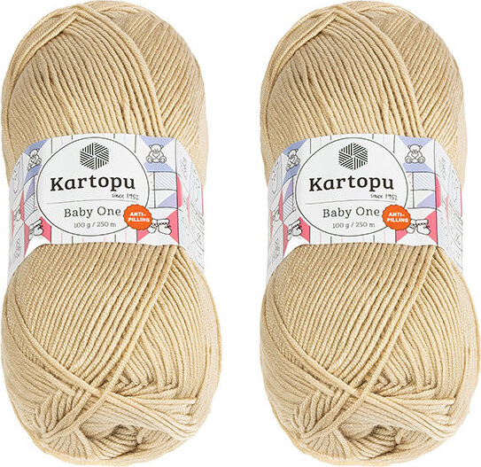 BELLATEX Baby One 100 g set 2 ks - 861 cappucino