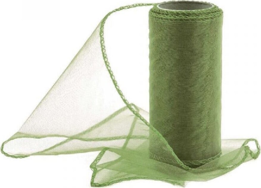 Vikpap Organza 12 cm/10y tmavě zelená