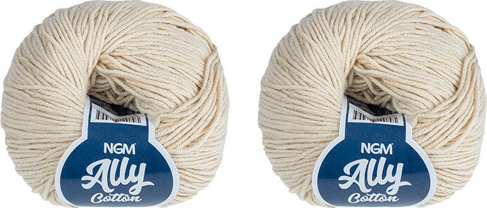 BELLATEX Ally cotton 50 g set 2 ks - 034 šampaň