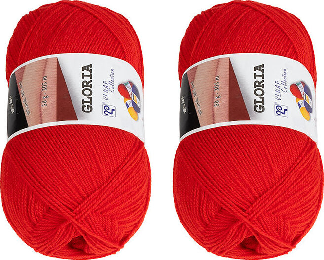 BELLATEX Gloria 50 g set 2 ks - 52180 červená