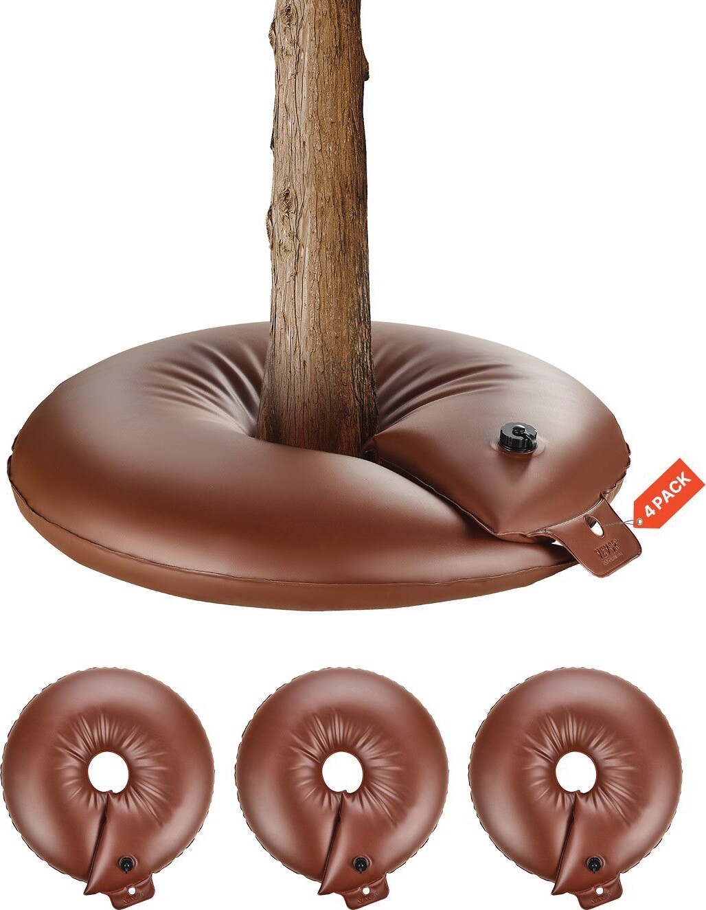 Vevor Zavlažovací kruh ke stromům 60,6 l, 4 ks