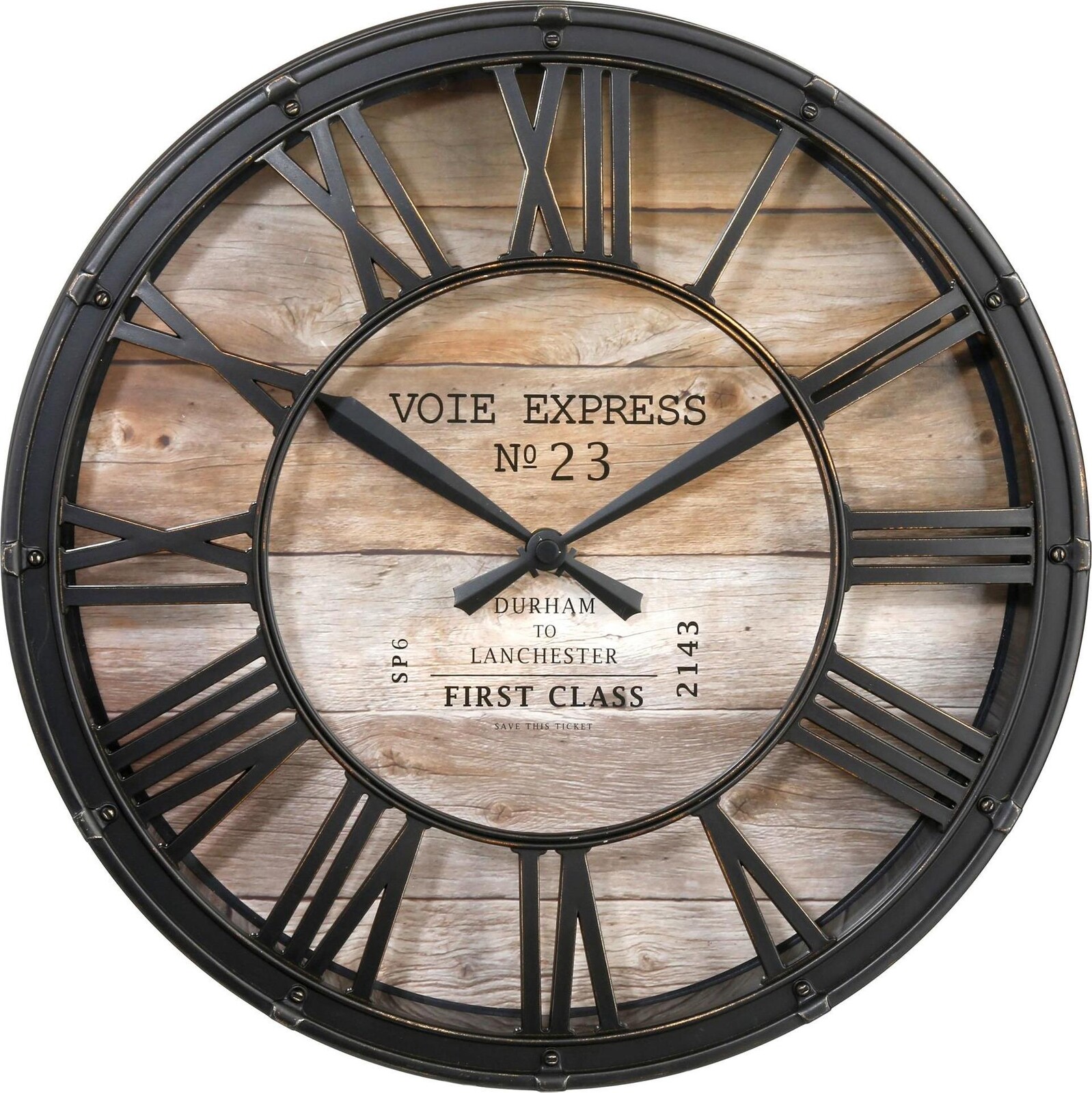 Atmosphera Nástěnné hodiny Vintage 39 cm, římské číslice