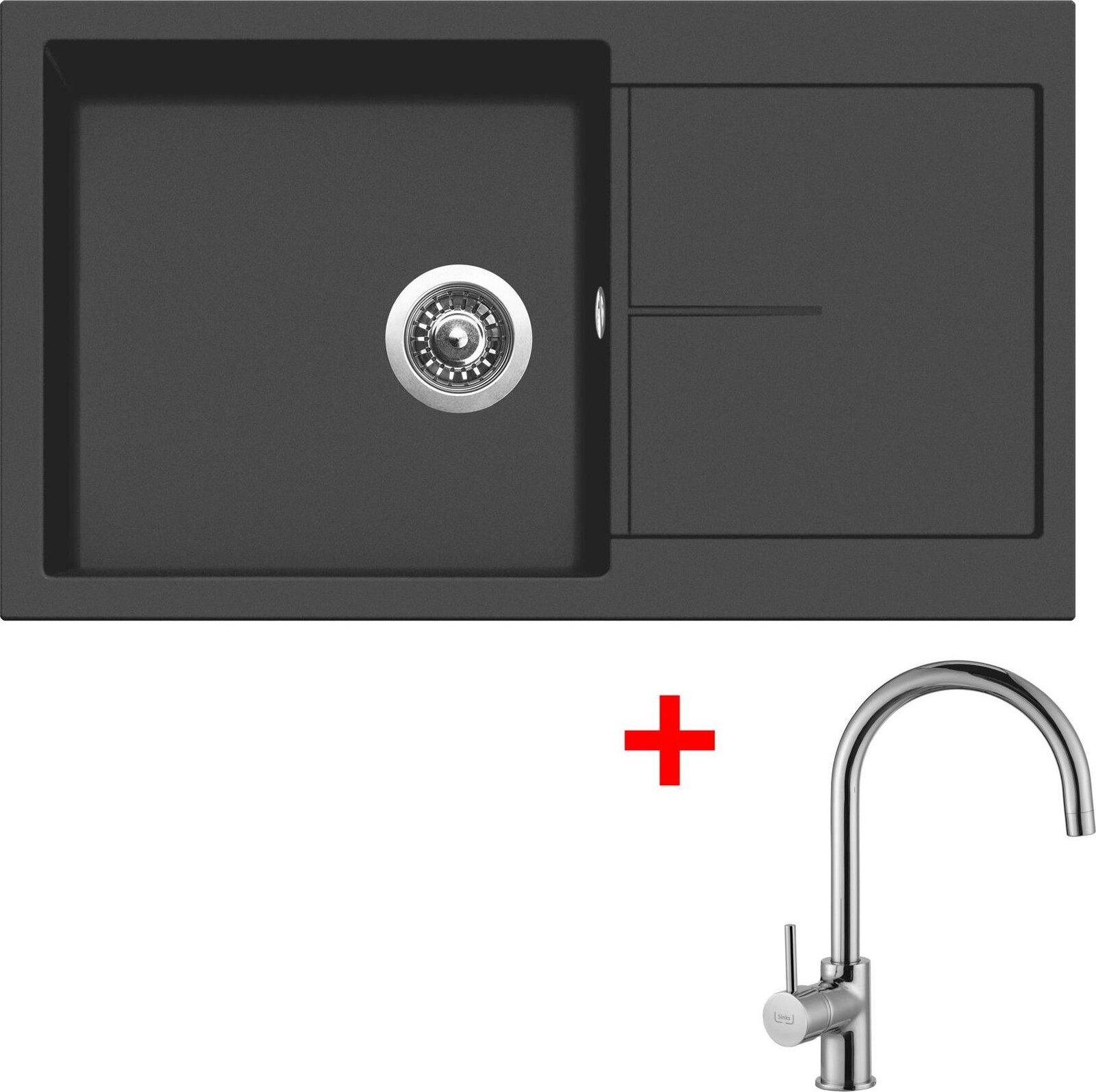 Sinks Infinity 860 Pureblack + Vitalia